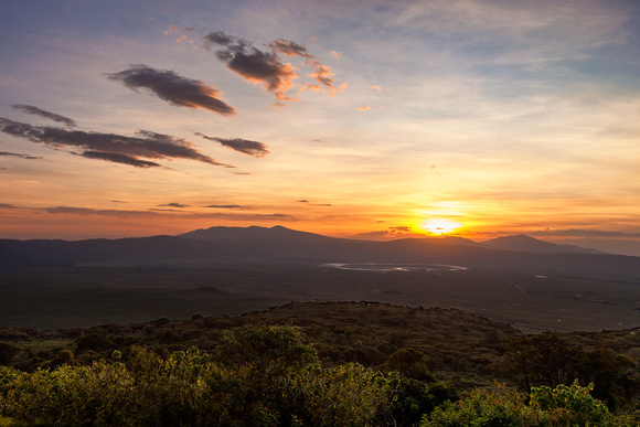 NGORONGORO SUNSET 1